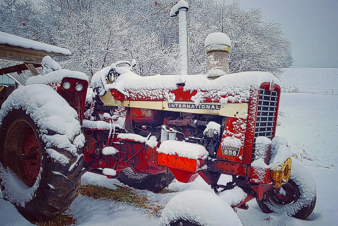 Tractor disappears